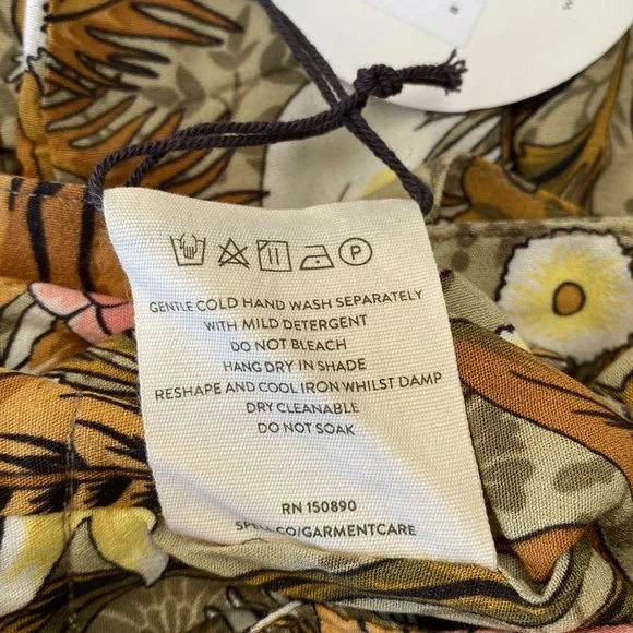 NWT Spell Jungle Tote Market Bag in Khaki - Picture 8 of 8